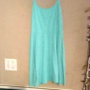 Fun, aqua skater dress. Forever 21 brand. Size large.